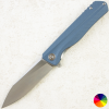 Нож Petrified Fish Forward, D2, Satin, G10 Gray Handle, PF818GAS